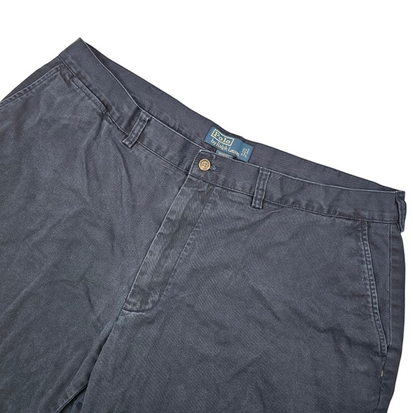 Polo Ralph Lauren Other - Polo Ralph Lauren Prospect Shorts Mens Size 40 Cotton Navy Blue Chino Flat Front